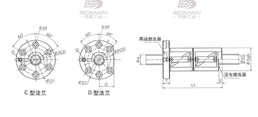 KURODA GR3612DD-DAPR 日本黑田精工丝杠钢珠安装方法