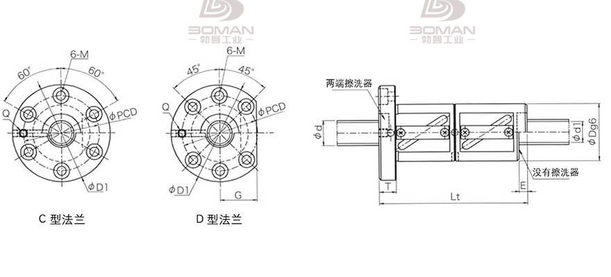 KURODA GR5010ED-DALR 黑田精工丝杆规格说明