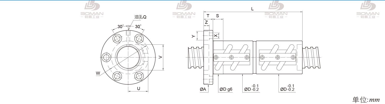 PMI FDVC-3210-2.5 PMI TBI研磨级滚珠丝杆