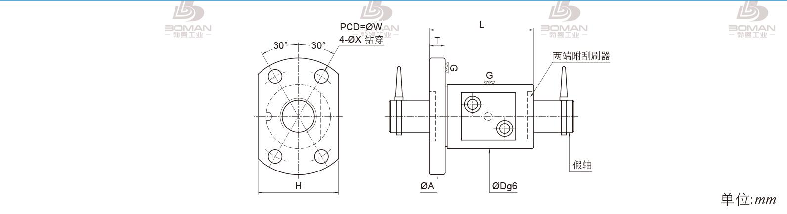 PMI FSMW00801X-2.5P PMI丝杆导轨装配